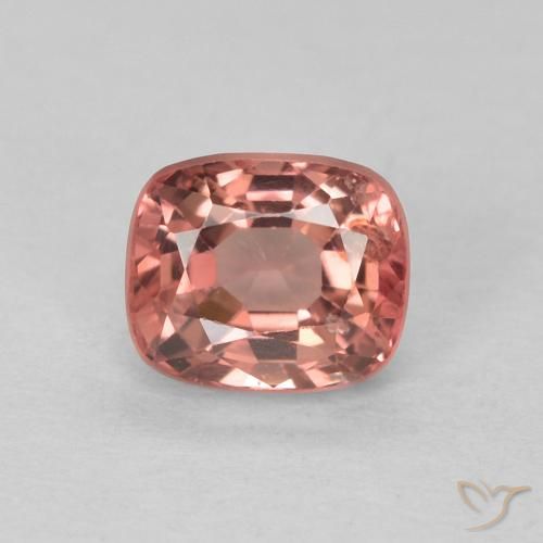 0.66 ct Red Spinel, 5.1 x 4.3 mm Cushion Cut From Tanzania, Photo A