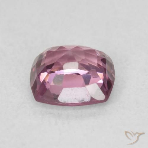 Spinel Gemstone in 5.2 x 4.9 mm Size for Sale, Spinel Stone in Light Reddish Purple Color
