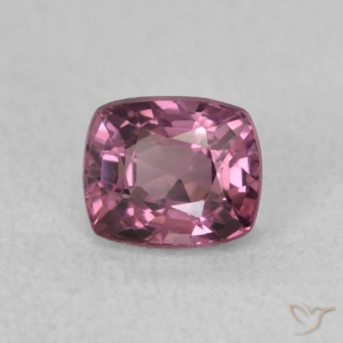 0.56 ct Purple Spinel Stone, Natural Spinel in Cushion-Cut Shape for Sale