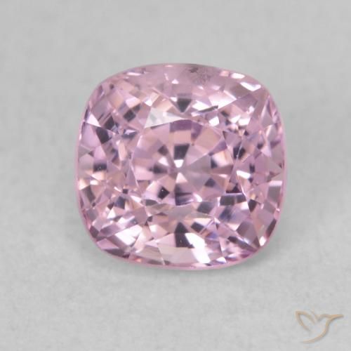 0.93ct Naturale Viola-Rosa Spinello, Cuscino, VS, Photo A
