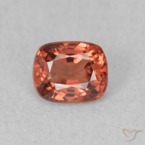0.47 ct Red Spinel, 4.7 x 3.9 mm Cushion Cut From Tanzania, Photo A