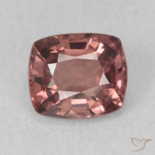 0.80ct Natural Rosado naranja espinela, Forma Cojín, VVS-VS, Photo A