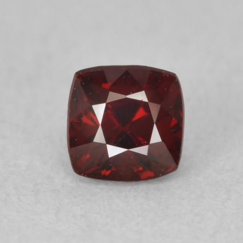 0.63 ct Red Spinel, 4.3 x 4.3 mm Cushion Cut From Tanzania, Photo A