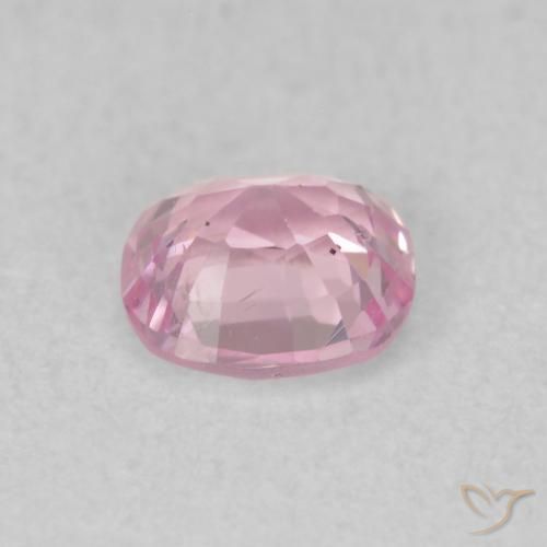 Spinel Gemstone in 4.8 x 4.8 mm Size for Sale, Spinel Stone in Very Light Bubblegum Pink Color