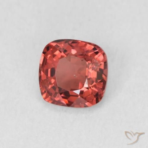 0.54 ct Red Spinel Stone, Natural Spinel in Cushion-Cut Shape for Sale