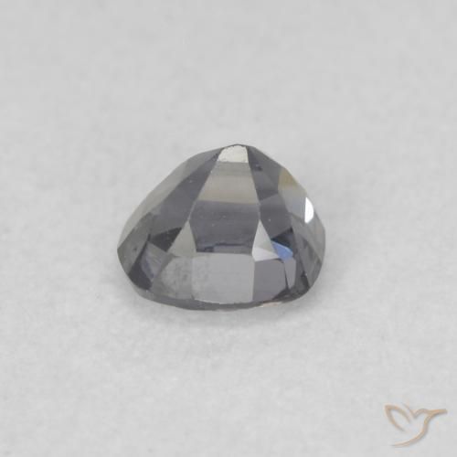 Spinel Gemstone in 4.5 x 4.2 mm Size for Sale, Spinel Stone in Dark Purple-Grey Color