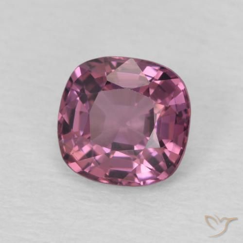 0.82 ct Purple Spinel Stone, Natural Spinel in Cushion-Cut Shape for Sale