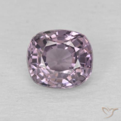 0.81ct Natural Grey Purple Spinel, Cushion, VVS-VS