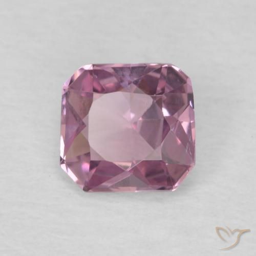 0.78 ct Purple Spinel Stone, Natural Spinel in Octagon Step Cut Shape for Sale