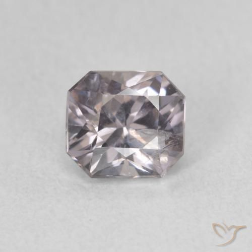 0.87ct Natural Grey Spinel, Emerald Cut, VS