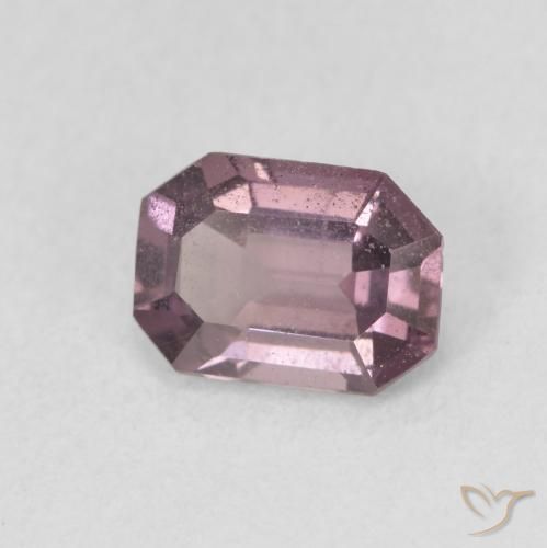 0.70 ct Purple Spinel Stone, Natural Spinel in Octagon Step Cut Shape for Sale