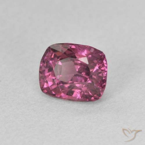 0.77 ct Purple Spinel Stone, Natural Spinel in Cushion-Cut Shape for Sale