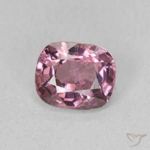 0.88ct Natural Púrpura rosado espinela, Forma Cojín, VS, Photo A