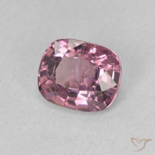 0.88 ct Purple Spinel Stone, Natural Spinel in Cushion-Cut Shape for Sale