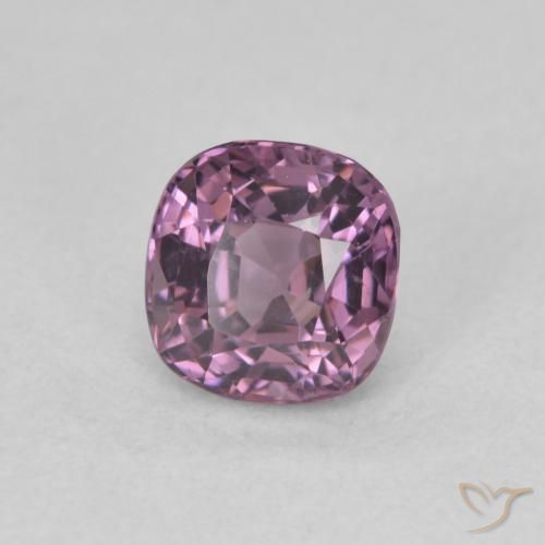 0.84 ct Purple Spinel Stone, Natural Spinel in Cushion-Cut Shape for Sale