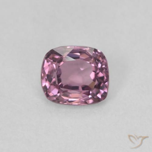 0.50 ct Purple Spinel Gemstone, Spinel Gem in Cushion-Cut Shape for Sale.