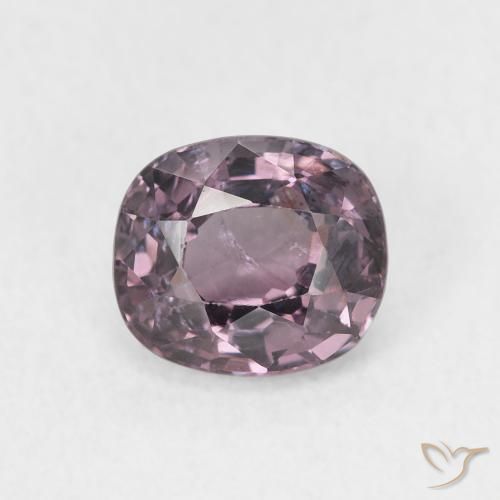 1.11ct Natural Púrpura oscuro espinela, Forma Cojín, VVS-VS, Photo A