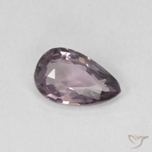 0.96 ct Purple Spinel Stone, Natural Spinel in Pear Facet Shape for Sale