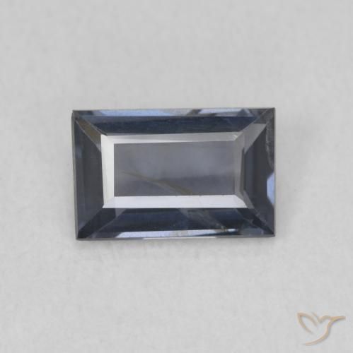 1.05 ct Violet Spinel, 7.6 x 4.9 mm Baguette Cut From Tanzania, Photo A