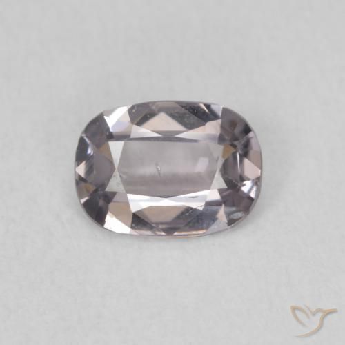 0.65 ct Gray Spinel, 6.5 x 4.8 mm Cushion Cut From Tanzania, Photo A