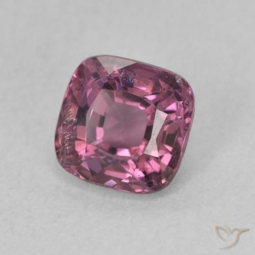 0.88 ct Purple Spinel Stone, Natural Spinel in Cushion-Cut Shape for Sale