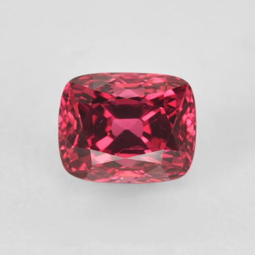 1.46ct Natural Deep Red Spinel, Cushion, VVS-VS