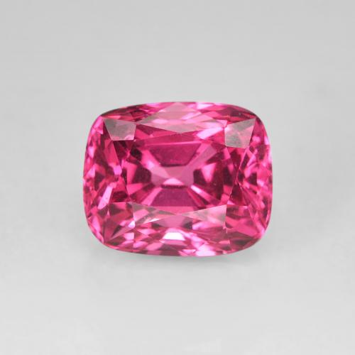 1.55ct Natural Medium Pink Spinel, Cushion, VVS