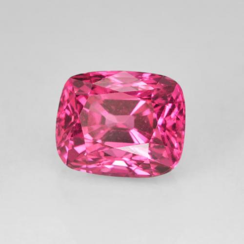 1.55 ct Pink Spinel Stone, Natural Spinel in Cushion-Cut Shape for Sale