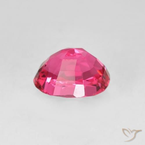 Spinel Gemstone in 5.3 x 4.2 mm Size for Sale, Spinel Stone in Dark Pink Color