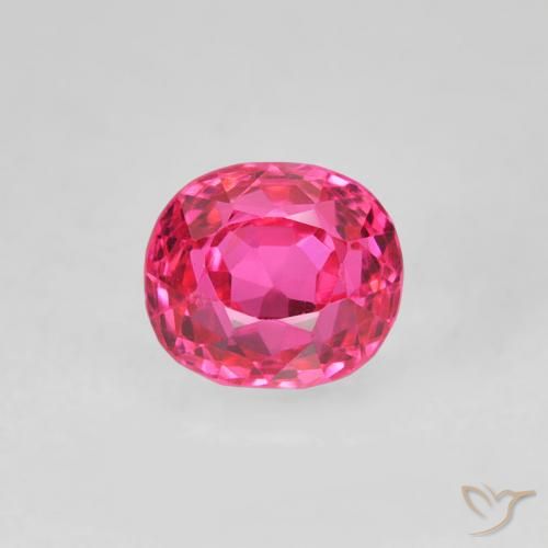 0.58ct Natural Hot Pink Spinel, Oval, VS