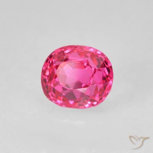 0.58 ct Pink Spinel Stone, Natural Spinel in Oval Facet Shape for Sale