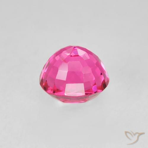 Spinel Gemstone in 4.6 x 4 mm Size for Sale, Spinel Stone in Hot Pink Color