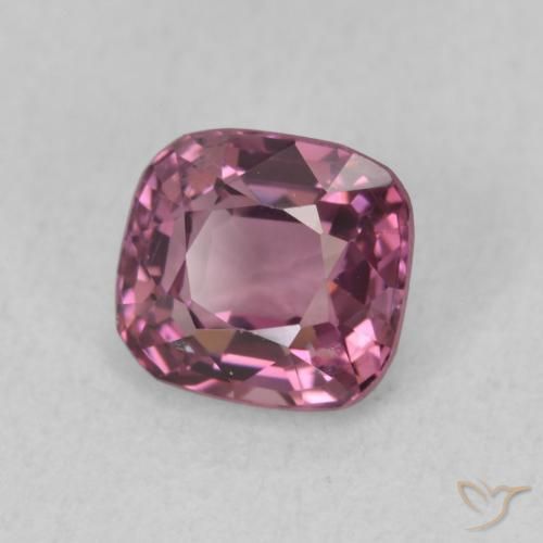 1.35 ct Purple Spinel Stone, Natural Spinel in Cushion-Cut Shape for Sale