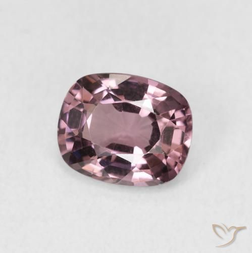 1.25 ct Purple Spinel Stone, Natural Spinel in Cushion-Cut Shape for Sale