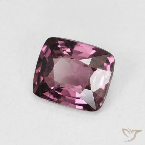 1.00 ct Purple Spinel Stone, Natural Spinel in Cushion-Cut Shape for Sale