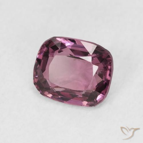 1.27 ct Purple Spinel Stone, Natural Spinel in Cushion-Cut Shape for Sale