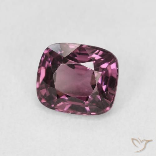 1.20 ct Purple Spinel Stone, Natural Spinel in Cushion-Cut Shape for Sale