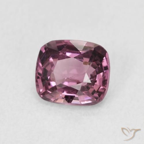 0.92 ct Purple Spinel Stone, Natural Spinel in Cushion-Cut Shape for Sale