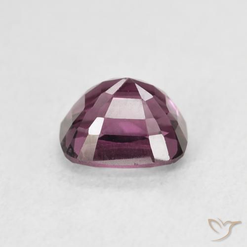 Spinel Gemstone in 6.5 x 5.4 mm Size for Sale, Spinel Stone in Sangria Purple Color