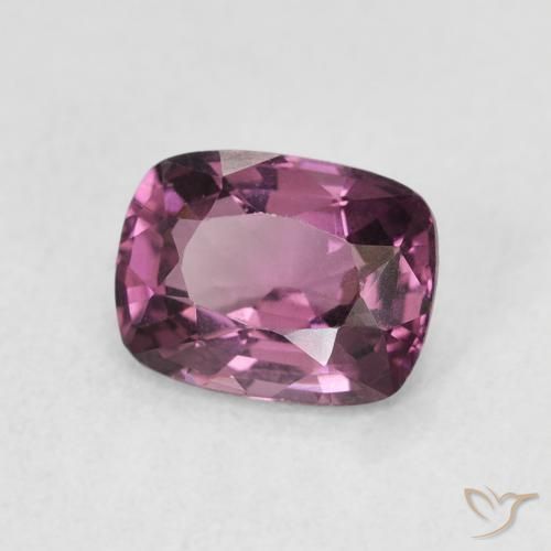 1.19 ct Purple Spinel Stone, Natural Spinel in Cushion-Cut Shape for Sale