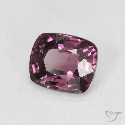 1.04 ct Purple Spinel Stone, Natural Spinel in Cushion-Cut Shape for Sale