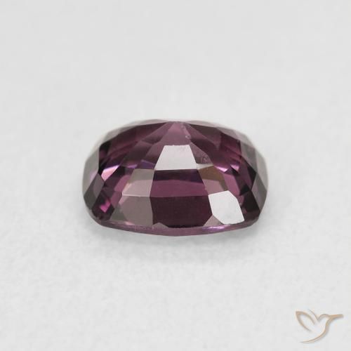 Spinel Gemstone in 6.3 x 5.4 mm Size for Sale, Spinel Stone in Sangria Purple Color