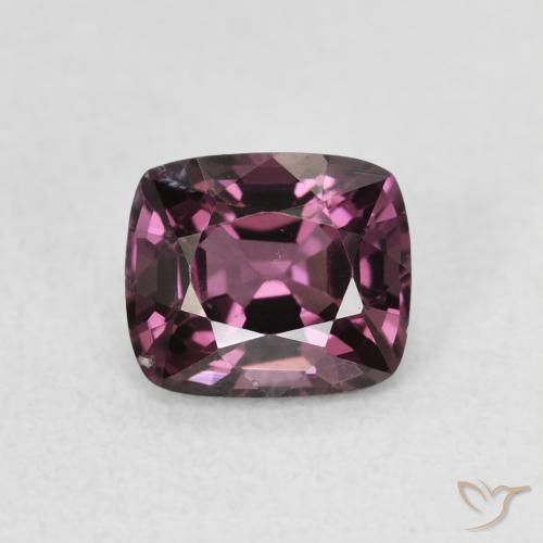 1.20ct Natural Dark Purple Spinel, Cushion, VS