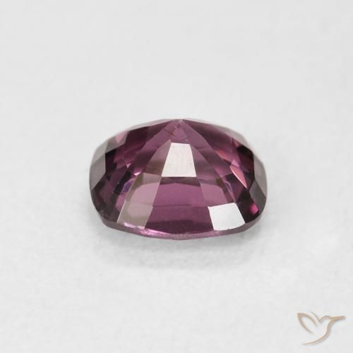 Spinel Gemstone in 6.4 x 5.7 mm Size for Sale, Spinel Stone in Dark Magenta-Pink Color