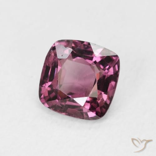 1.01 ct Purple Spinel Stone, Natural Spinel in Cushion-Cut Shape for Sale