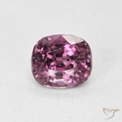 1.08ct Natural Reddish Purple Spinel, Cushion, VS, Photo A