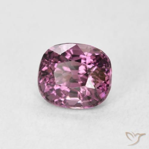 1.08 ct Purple Spinel Stone, Natural Spinel in Cushion-Cut Shape for Sale