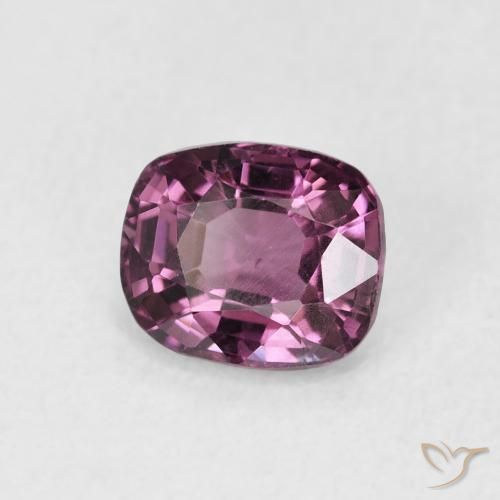 1.07 ct Purple Spinel Stone, Natural Spinel in Cushion-Cut Shape for Sale