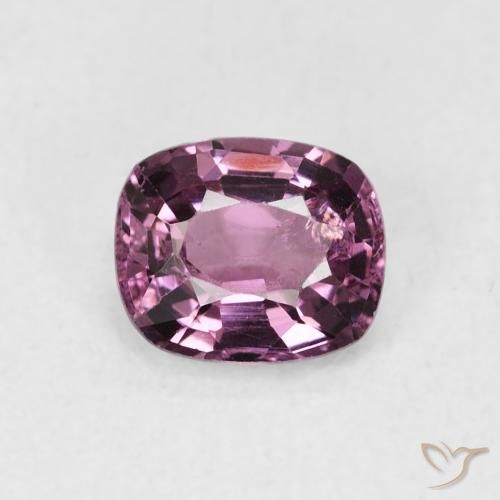 1.00ct Natural Plum Purple Spinel, Cushion, VS