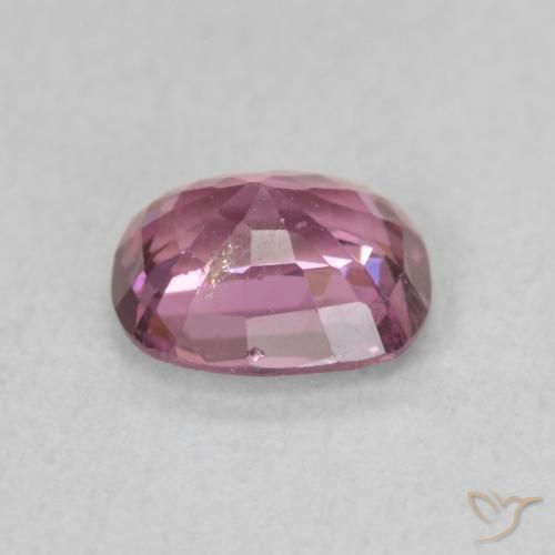 Spinel Gemstone in 6.5 x 5.4 mm Size for Sale, Spinel Stone in Medium Dark-Purple Color
